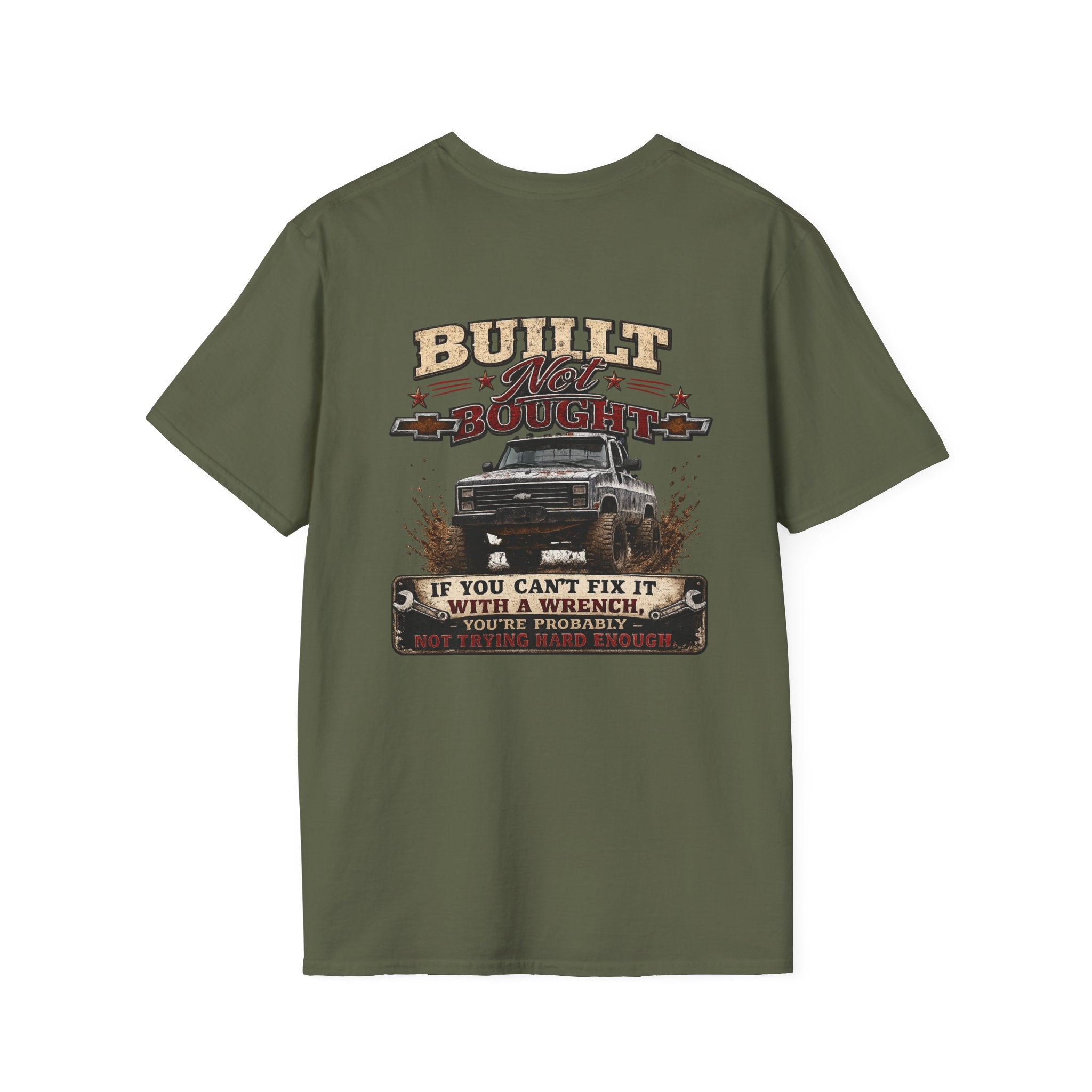 Built Not Bought - Chevrolet K30 Vintage Badge T-Shirt