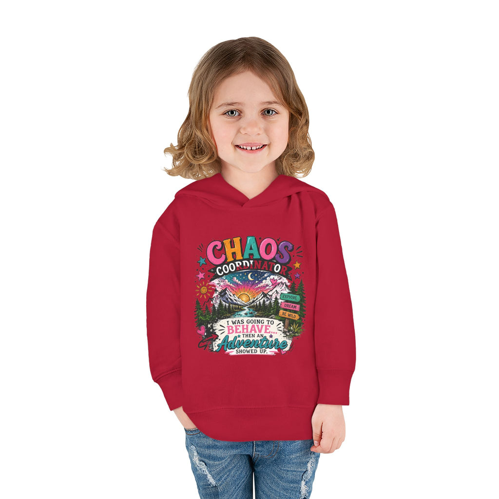 Chaos Coordinator Toddler Pullover Fleece Hoodie