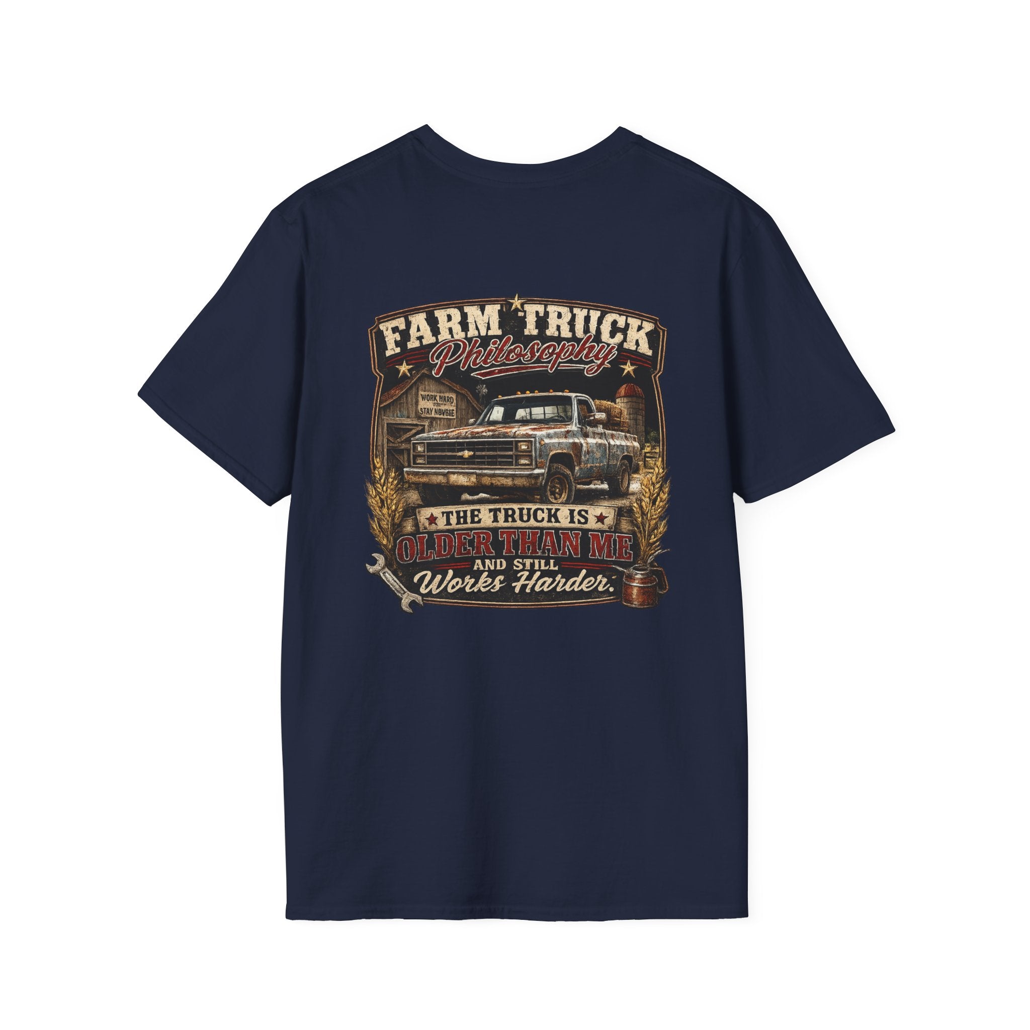 Farm Truck - Chevrolet K30 Vintage Badge T-Shirt