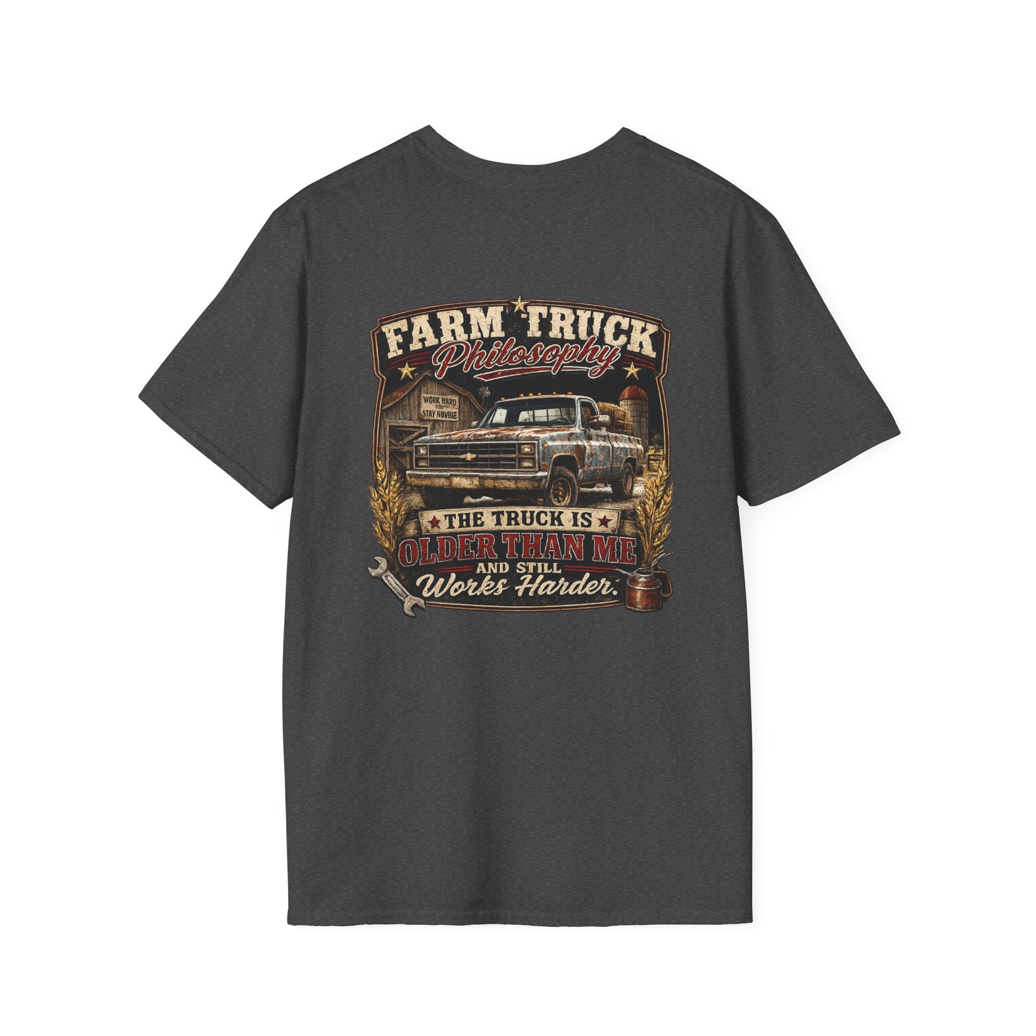 Farm Truck - Chevrolet K30 Vintage Badge T-Shirt