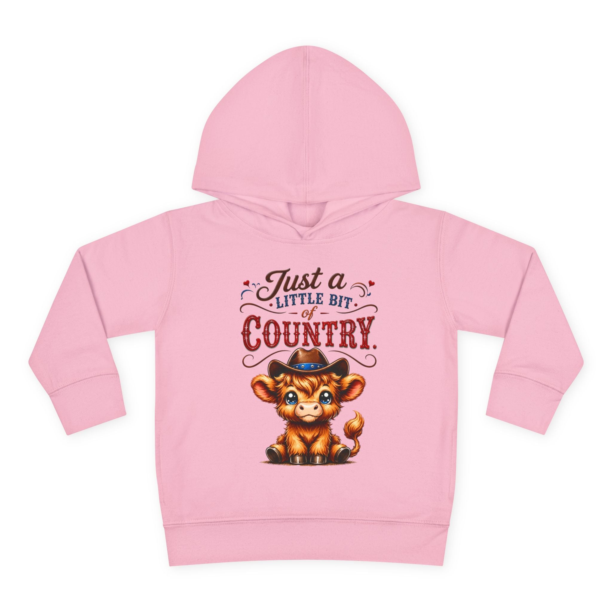 Just a Little Bit of Country Toddler Pullover Fleece Hoodie
