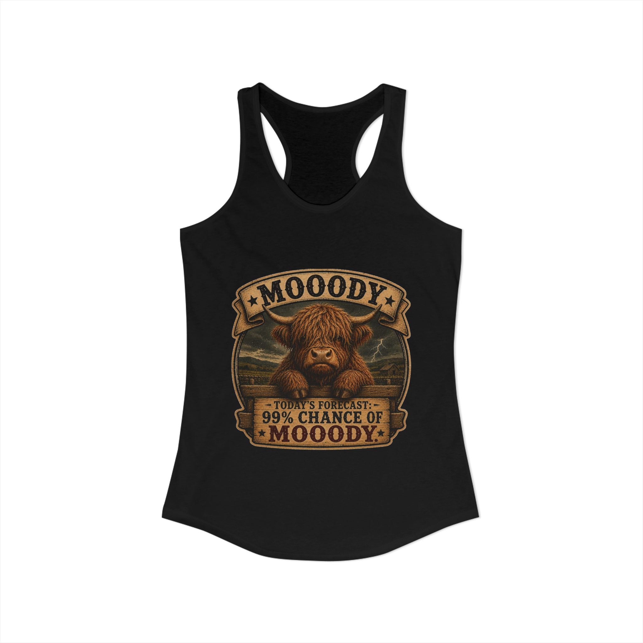 Mooody Highland Women's Ideal Racerback Tank