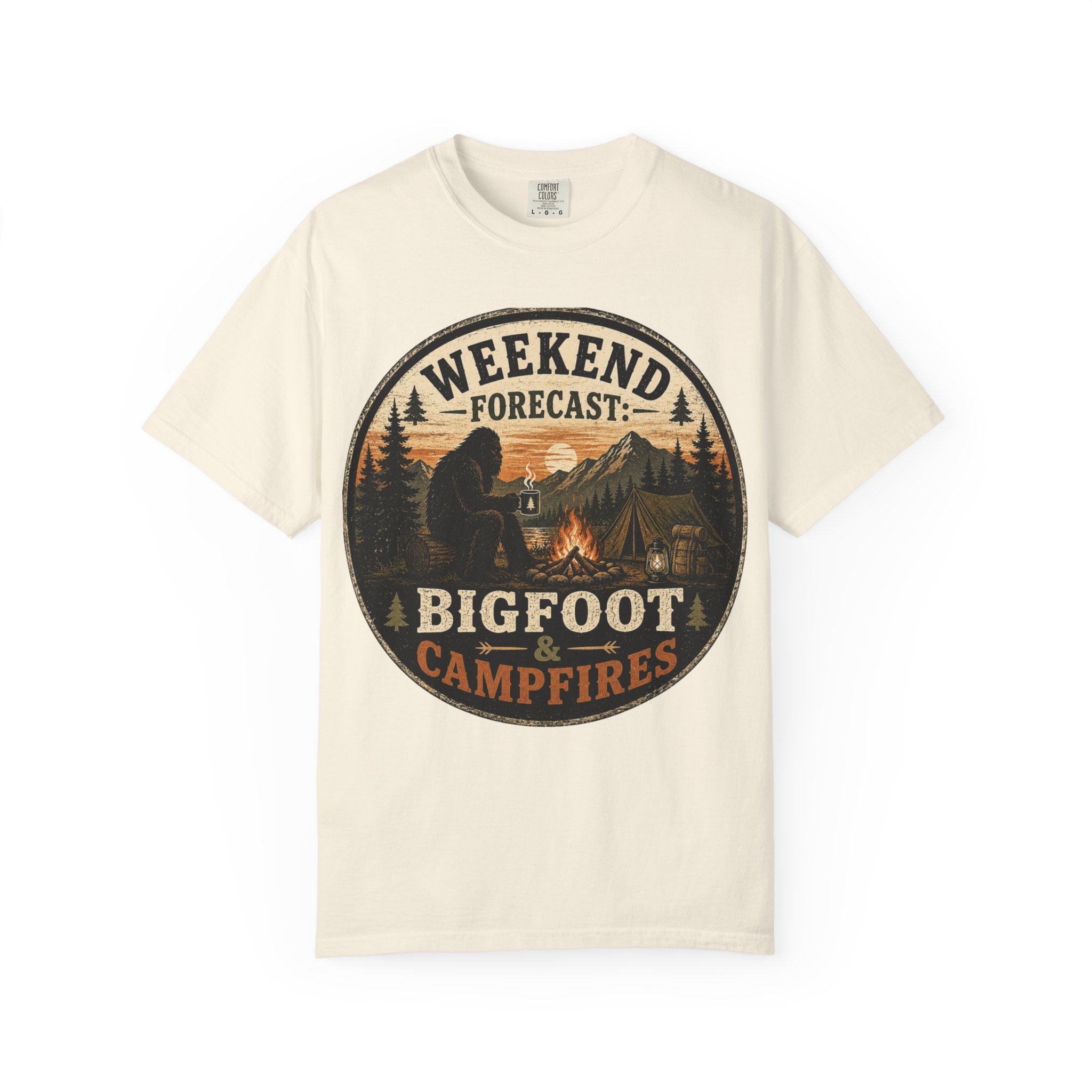 Weekend Forecast: Bigfoot & Campfires T-Shirt