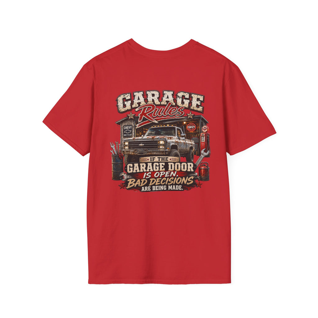 Garage Rules Chevrolet K30 Vintage Truck T-Shirt — Retro K-30 Badge Tee
