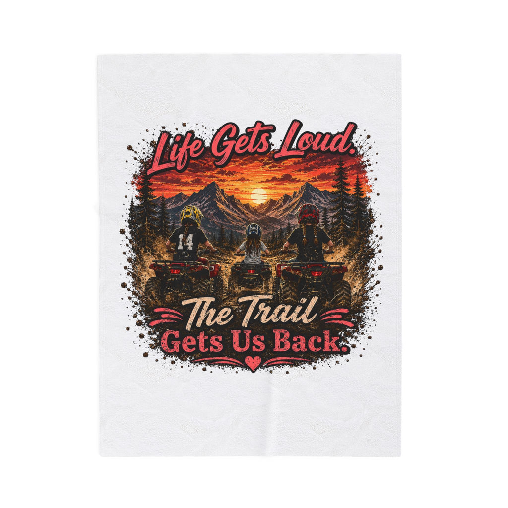 Lets Get Loud Velveteen Plush Blanket