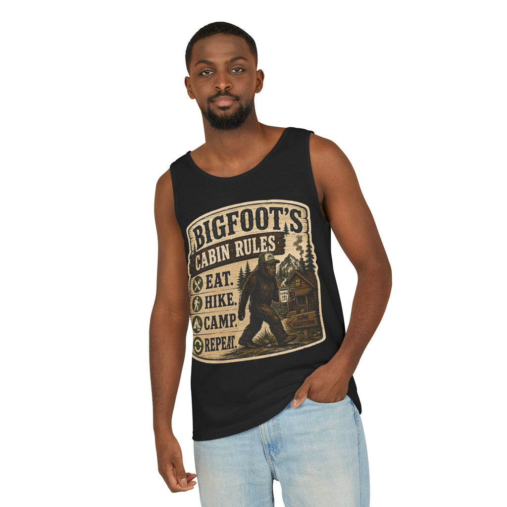 Bigfoot's Cabin Rules Tank Top