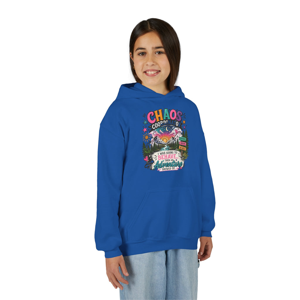 Chaos Coordinator Youth Heavy Blend Hooded Sweatshirt