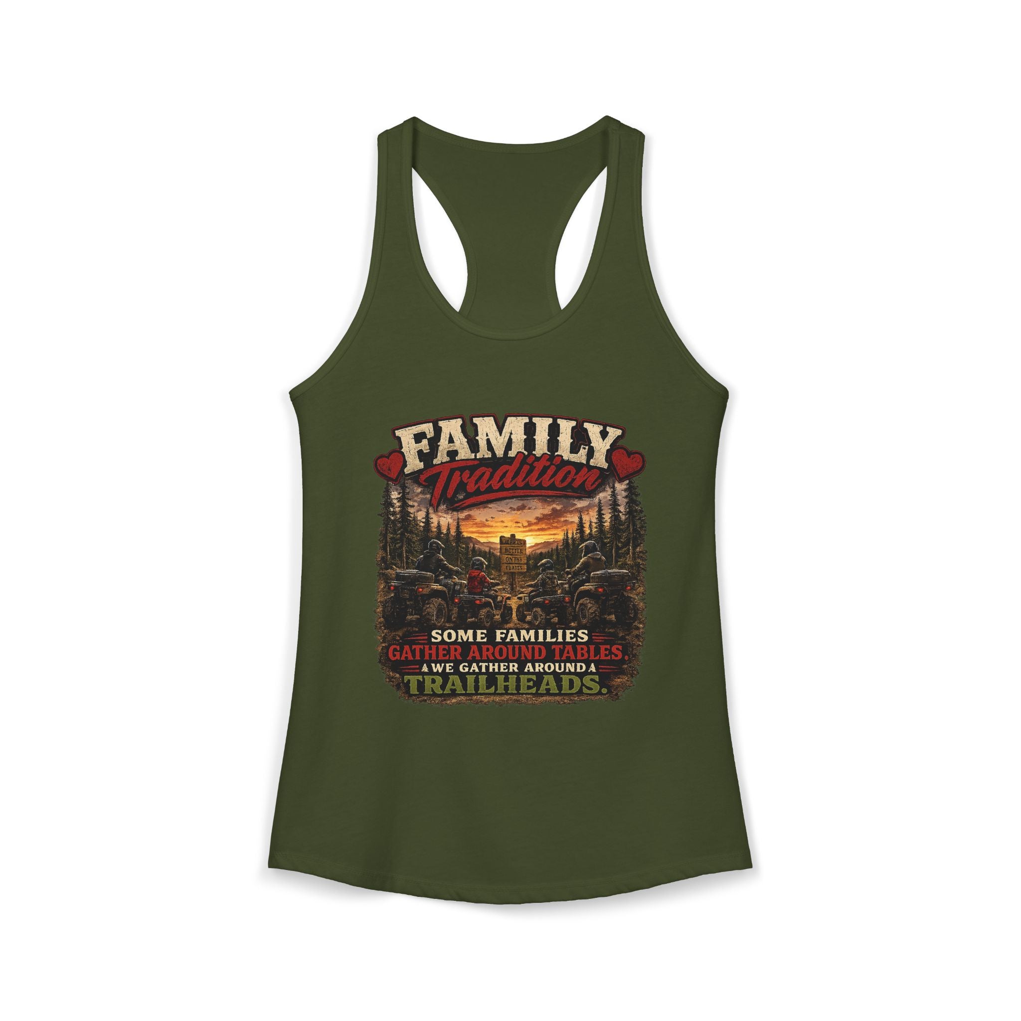 Family Tradition Women's Ideal Racerback Tank