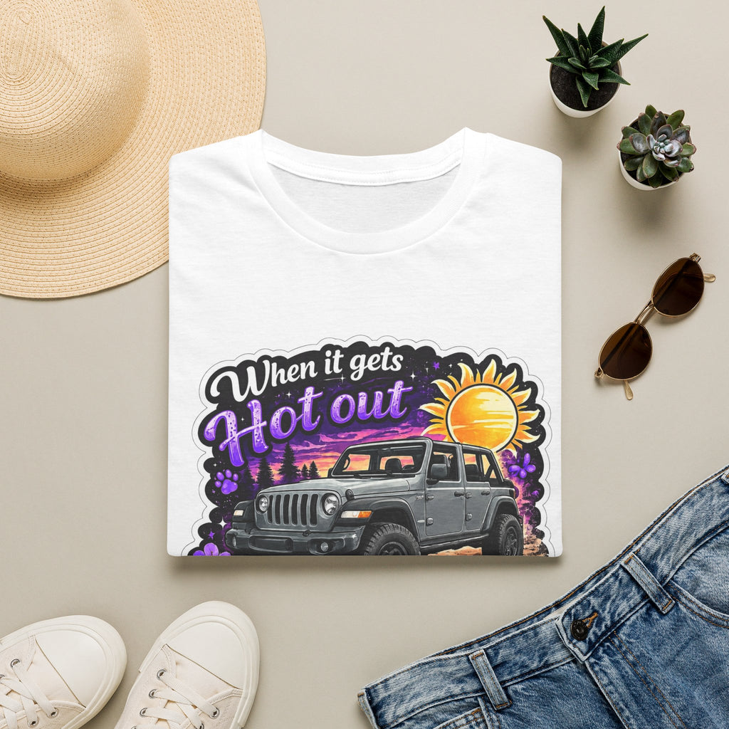 When It Gets Hot (Purple) Unisex Softstyle T-Shirt