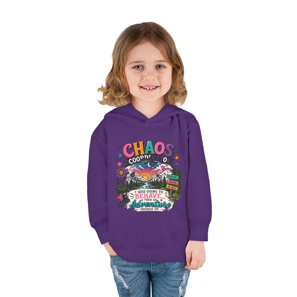 Chaos Coordinator Toddler Pullover Fleece Hoodie