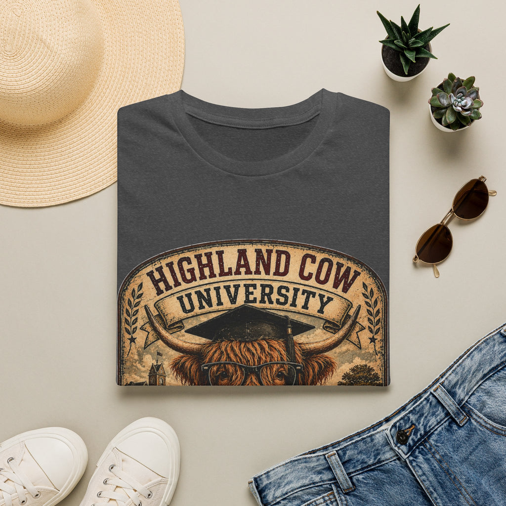Highland Cow University Unisex Softstyle T-Shirt