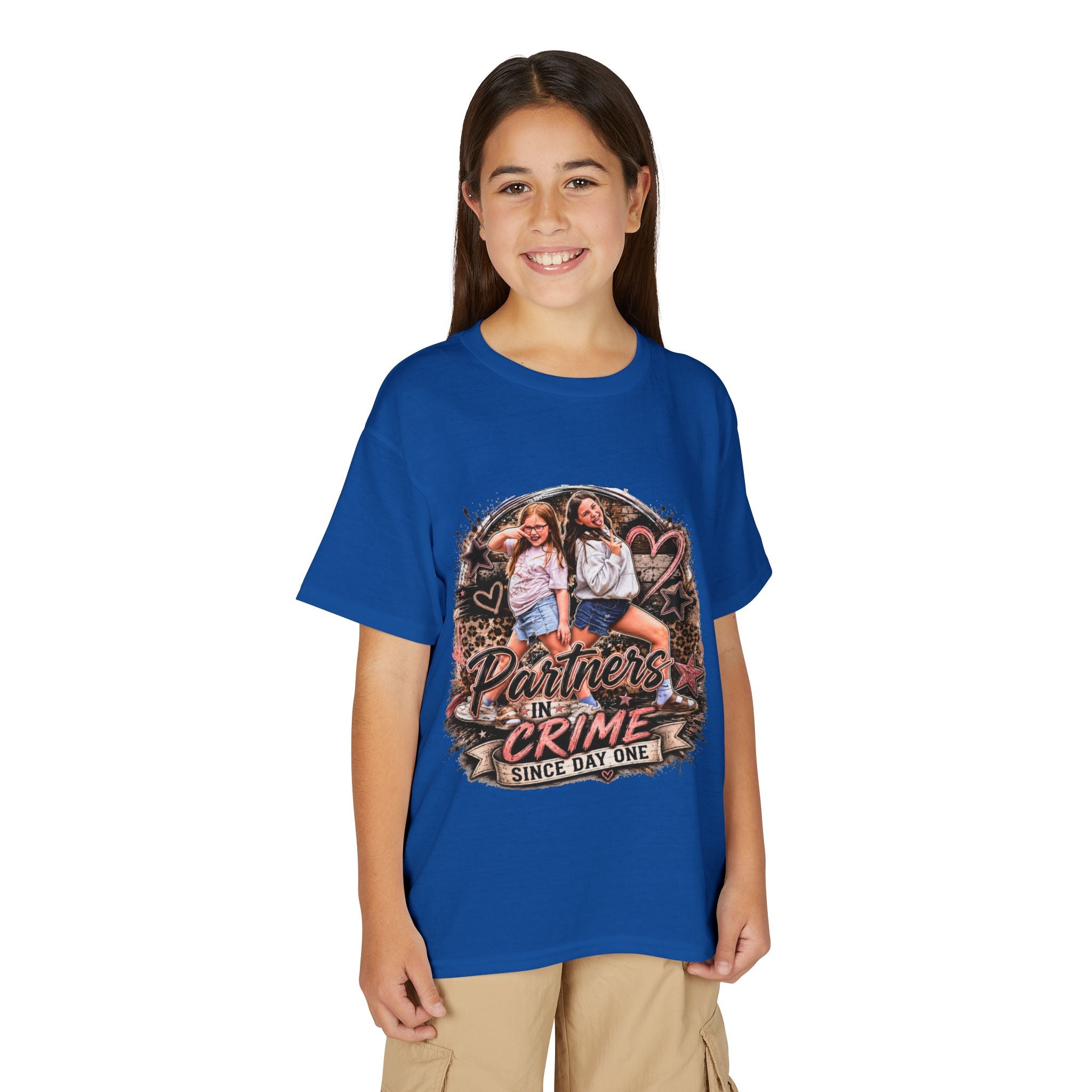 "Partners in Crime Since Day One" Best Friend Tee – Youth T-Shirt