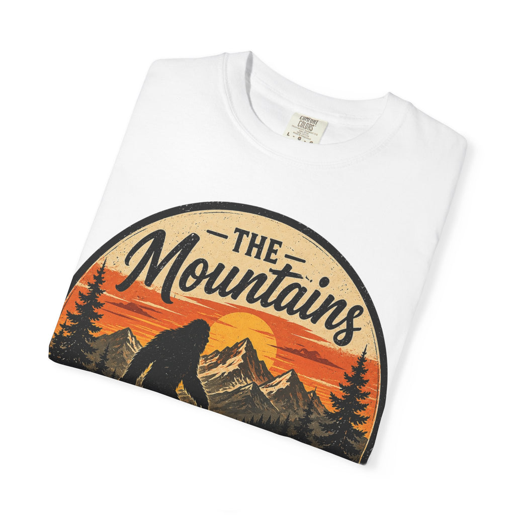 The Mountains Are Calling T‑Shirt — Outdoor Adventure Graphic Tee