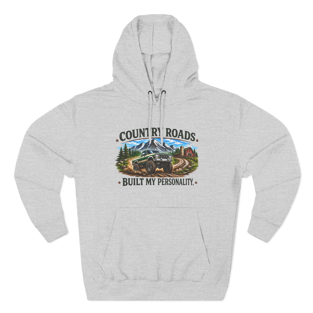 Country Roads Truck Three-Panel Fleece Hoodie
