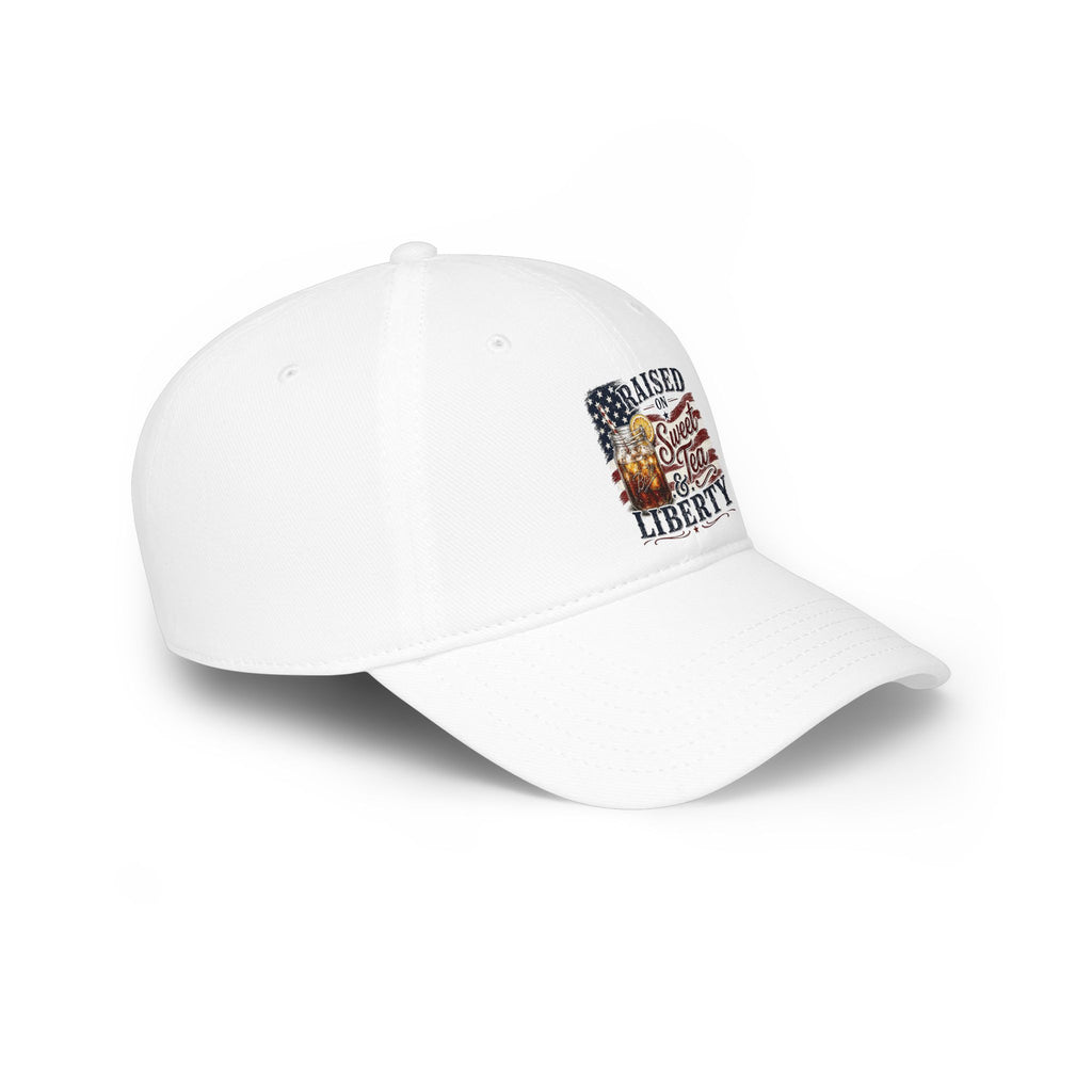 Raised on Sweet Tea and Liberty Baseball Cap
