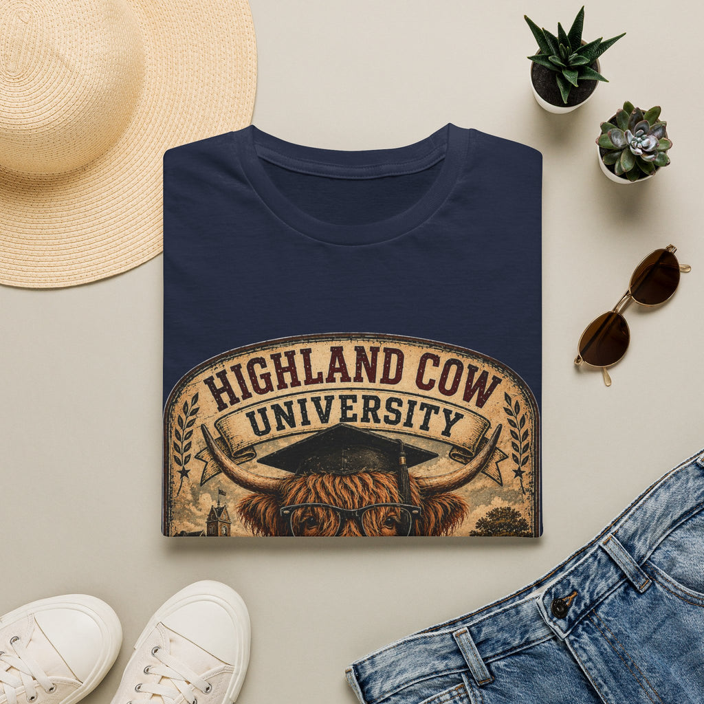 Highland Cow University Unisex Softstyle T-Shirt