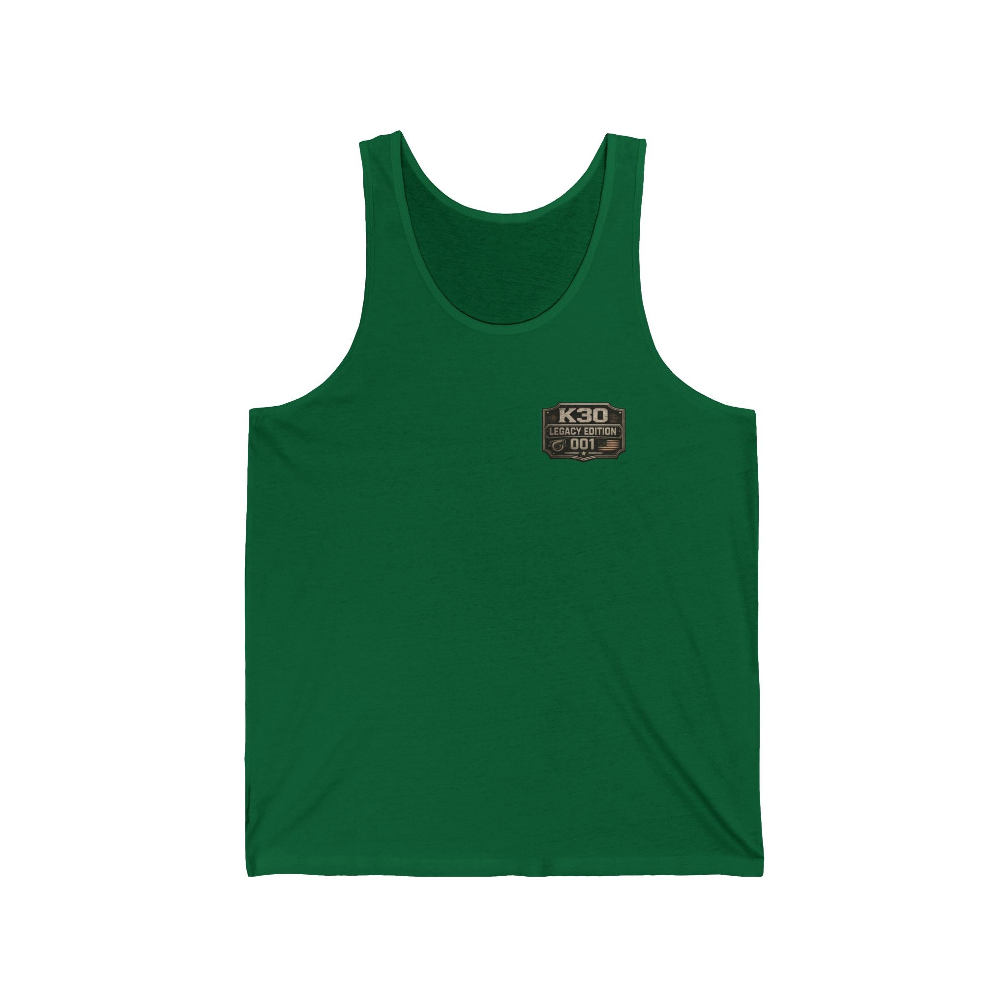 Off‑Road Pickup Tank Top — K30 Badge & Rugged Truck Graphic