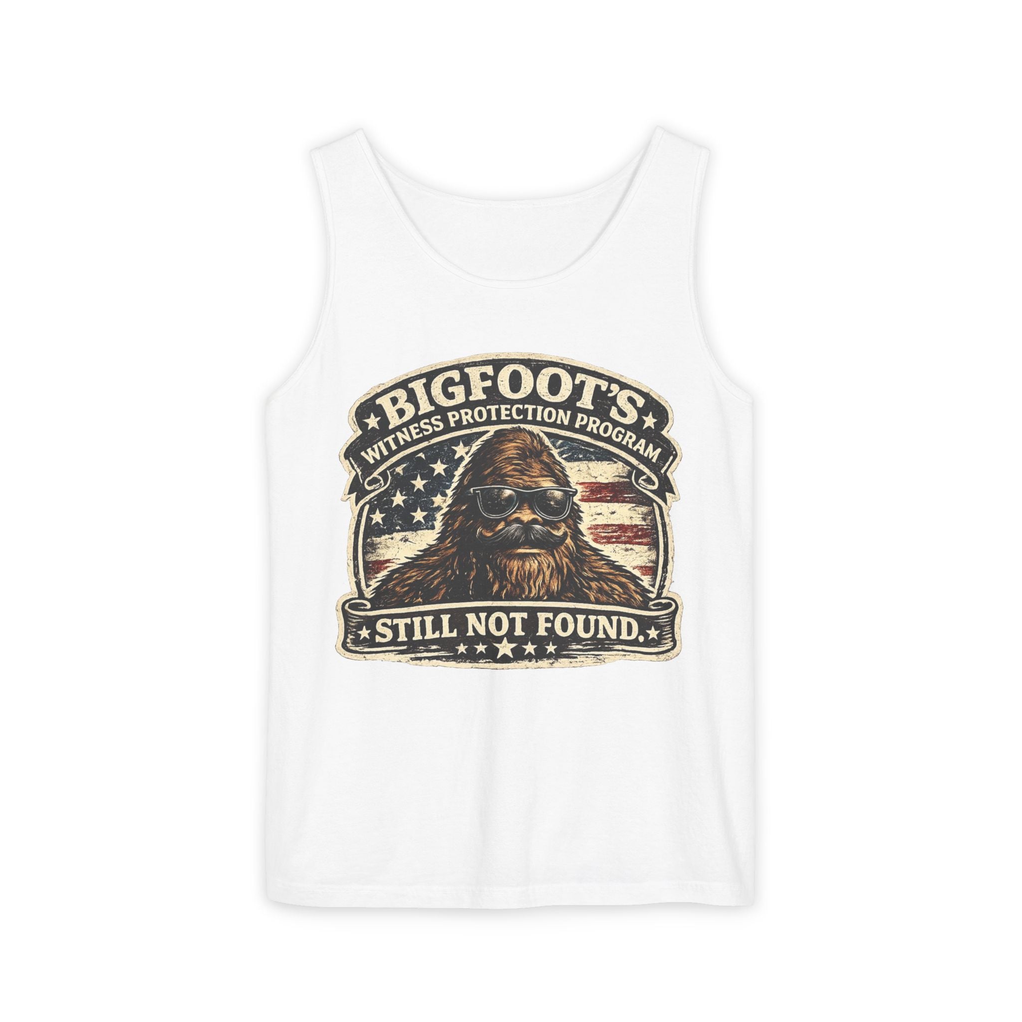 Bigfoot's Witness Protection Program Tank Top