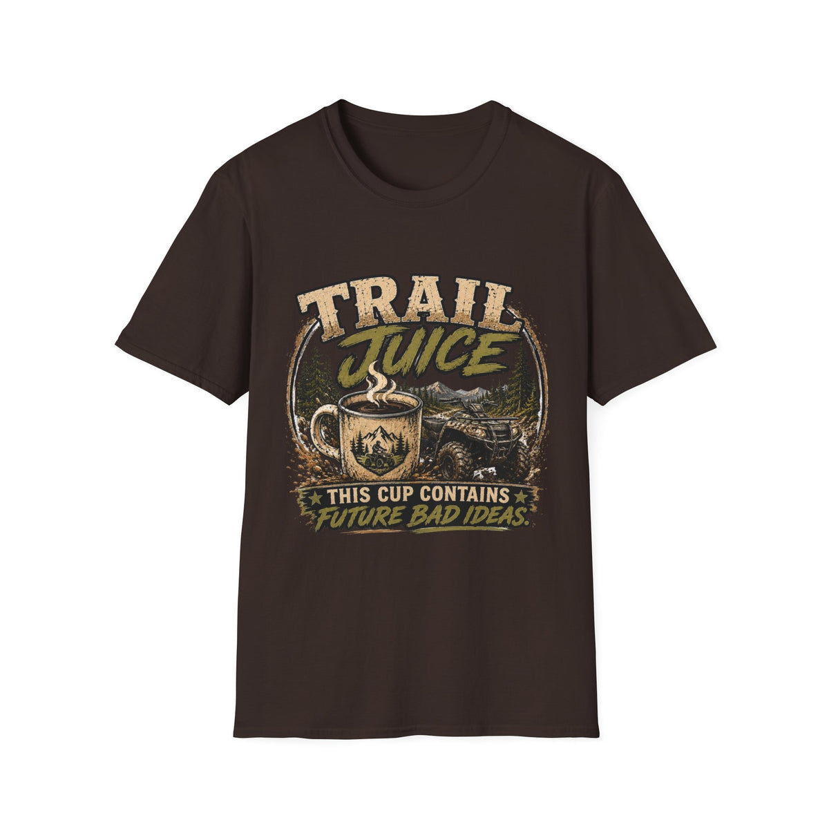 Trail Juice T-Shirt — Vintage Outdoor Camping Graphic