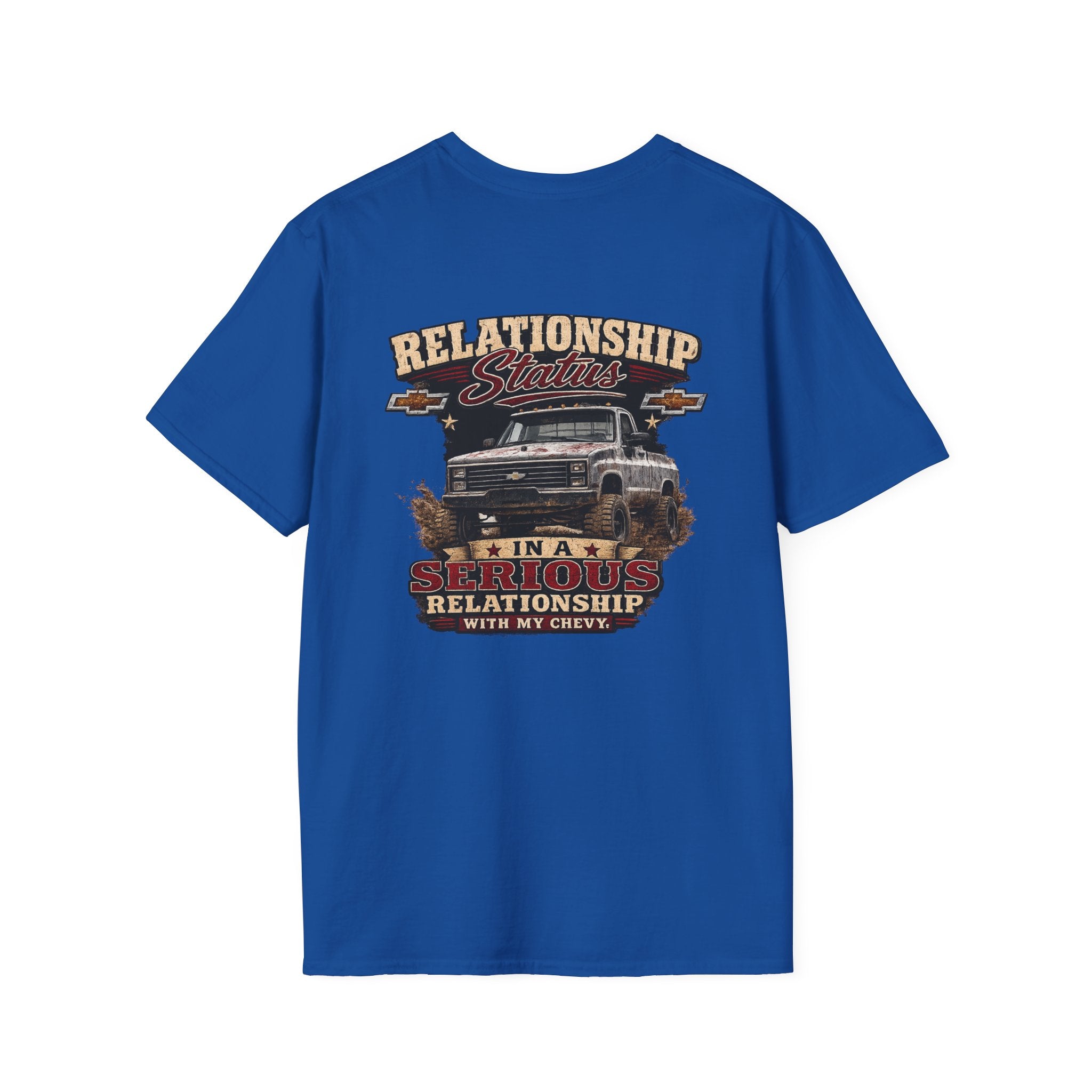 Relationship Status - Chevrolet K30 Vintage Truck Pocket T-Shirt