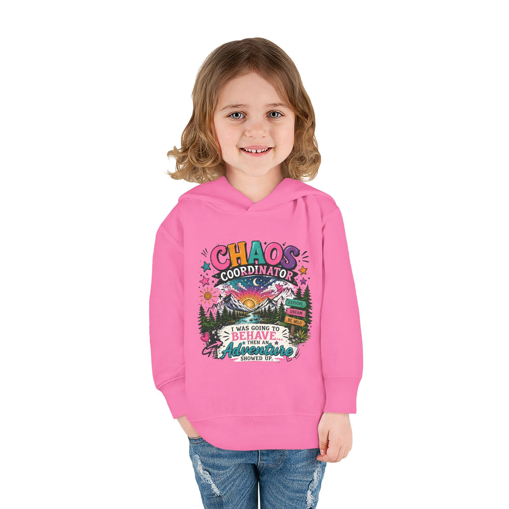 Chaos Coordinator Toddler Pullover Fleece Hoodie