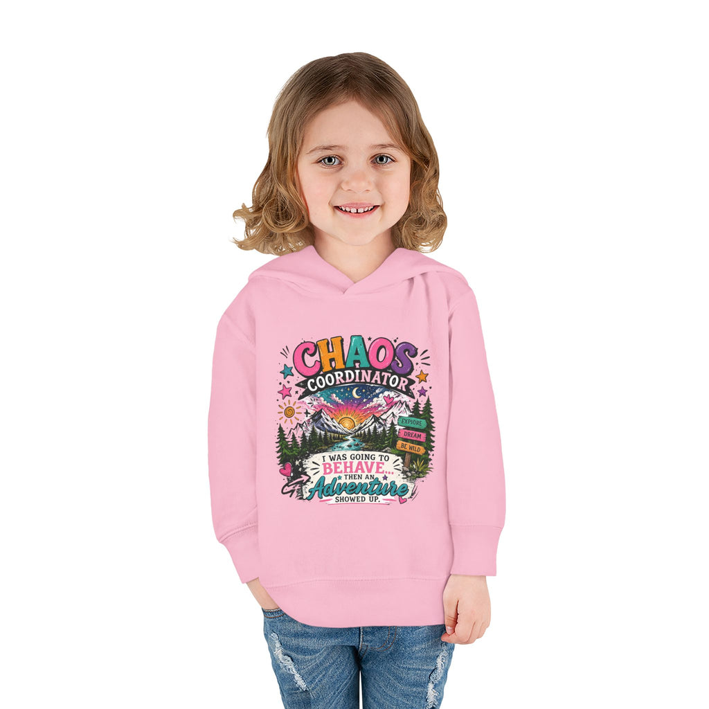 Chaos Coordinator Toddler Pullover Fleece Hoodie