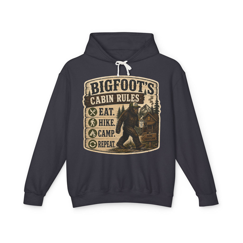 Bigfoot's Cabin Rules Hooded Sweatshirt