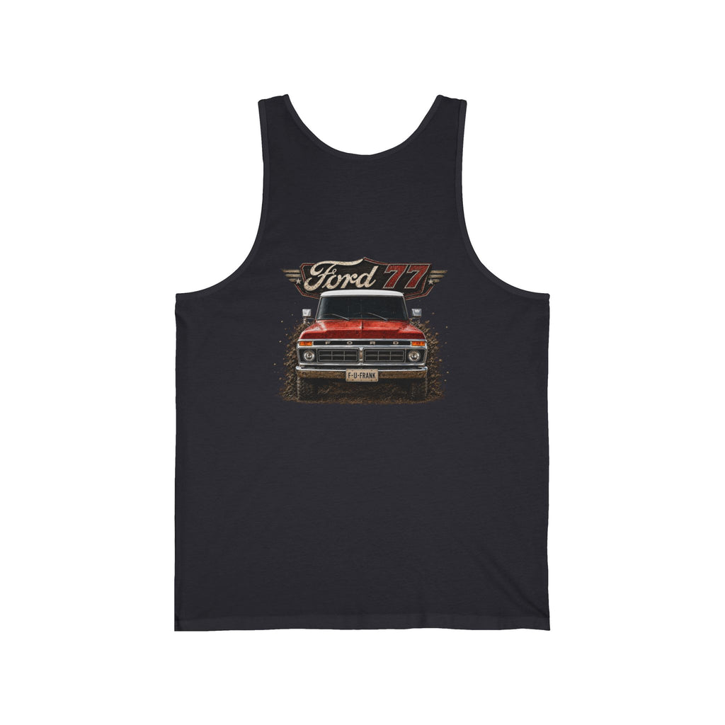 Ford 77 Vintage Truck Tank Top — Retro Pickup Truck Graphic Vest