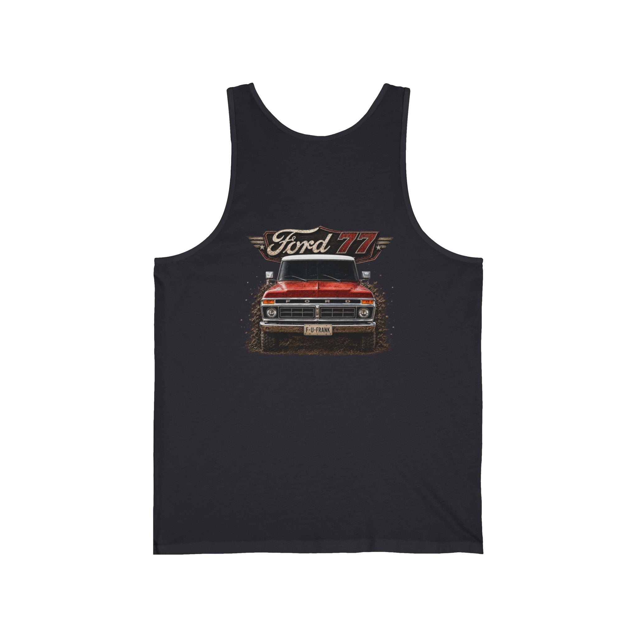 Ford 77 Vintage Truck Tank Top — Retro Pickup Truck Graphic Vest