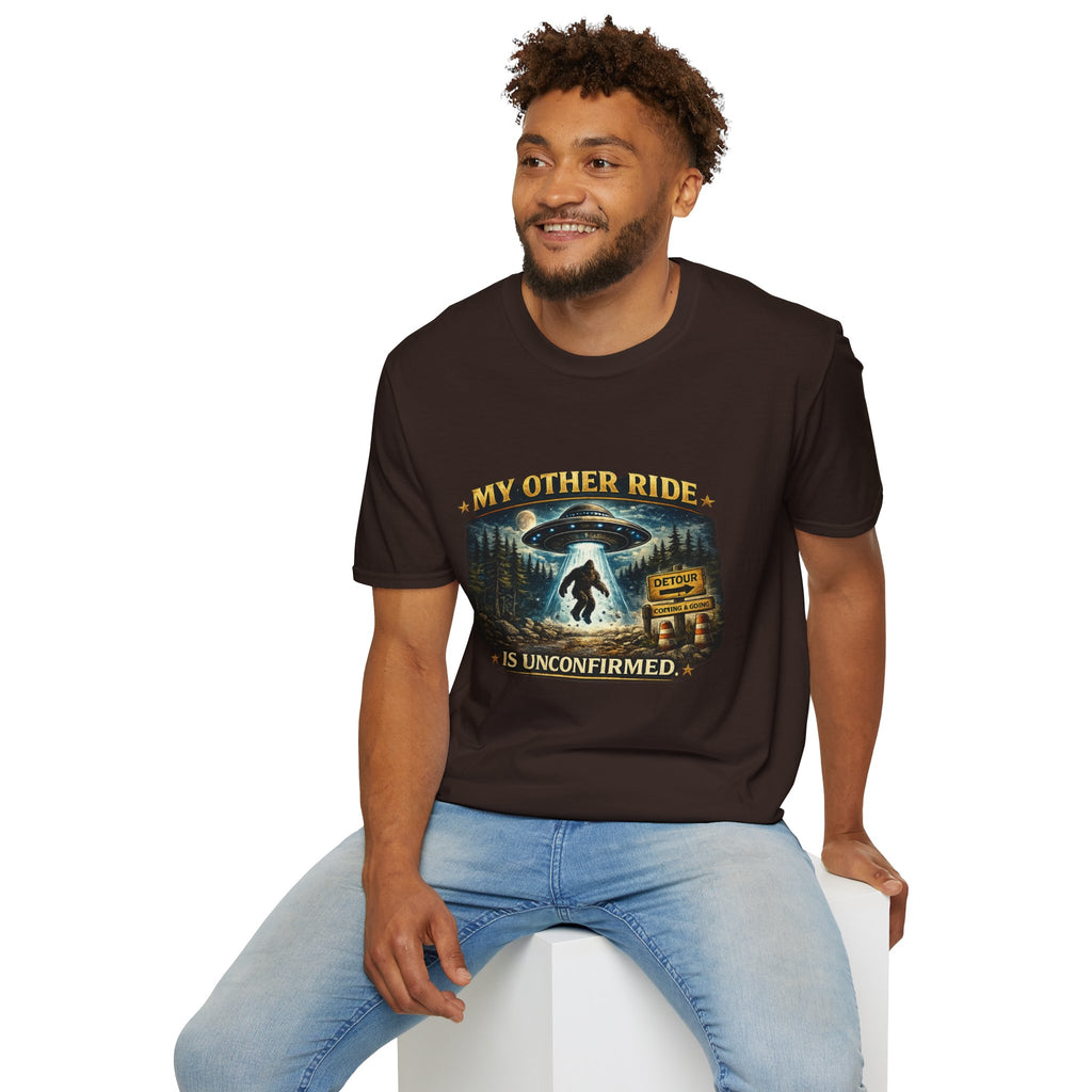 UFO Tee — "My Other Ride is Unconfirmed" Alien Abduction T-Shirt