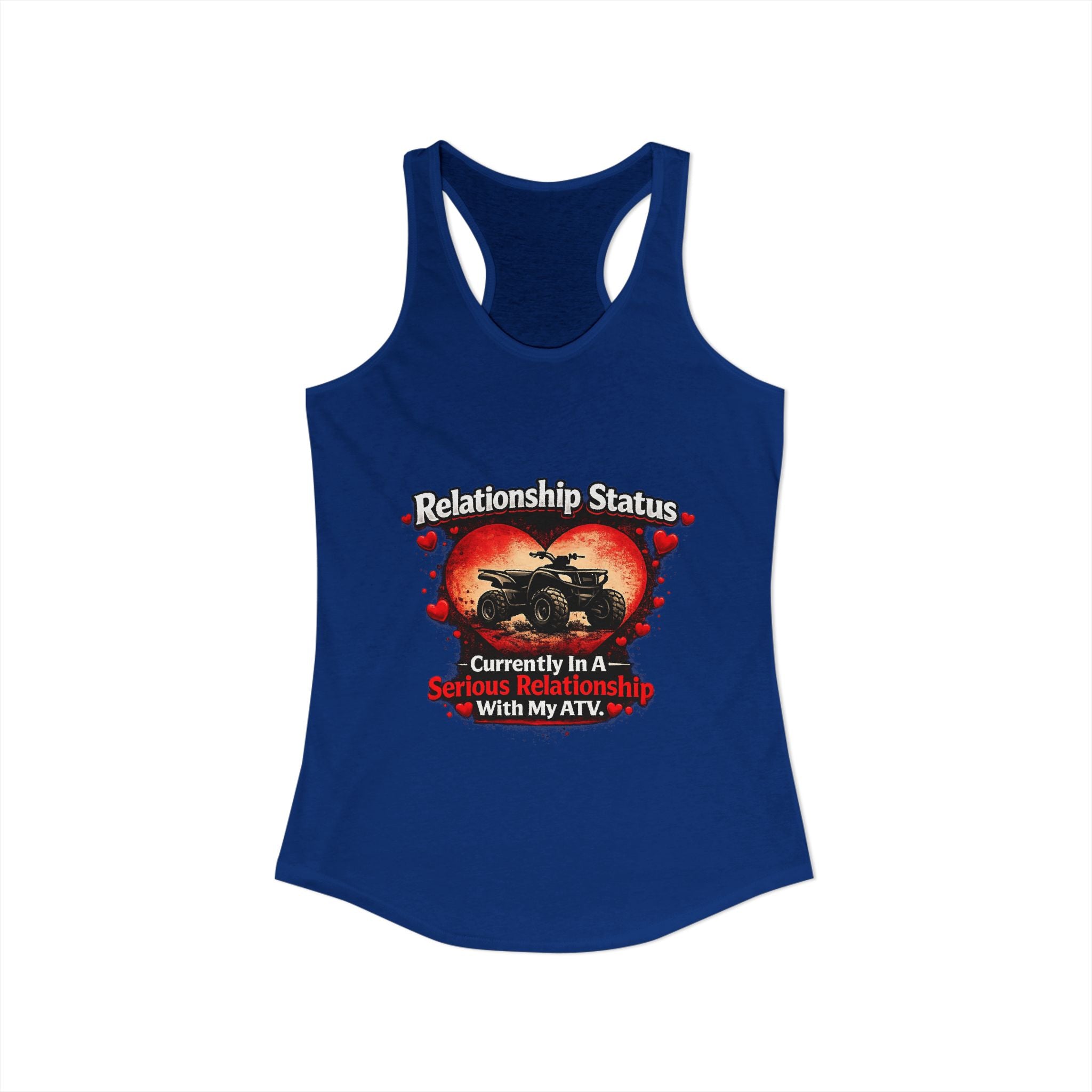 Relationship Status ATV Women's Ideal Racerback Tank