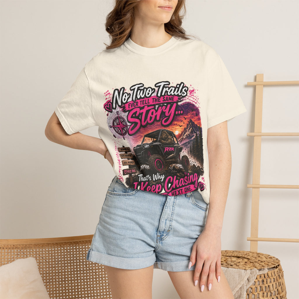 Off‑Road Truck T‑Shirt — “No Two Trails Ever Tell the Same Story” Adventure Tee
