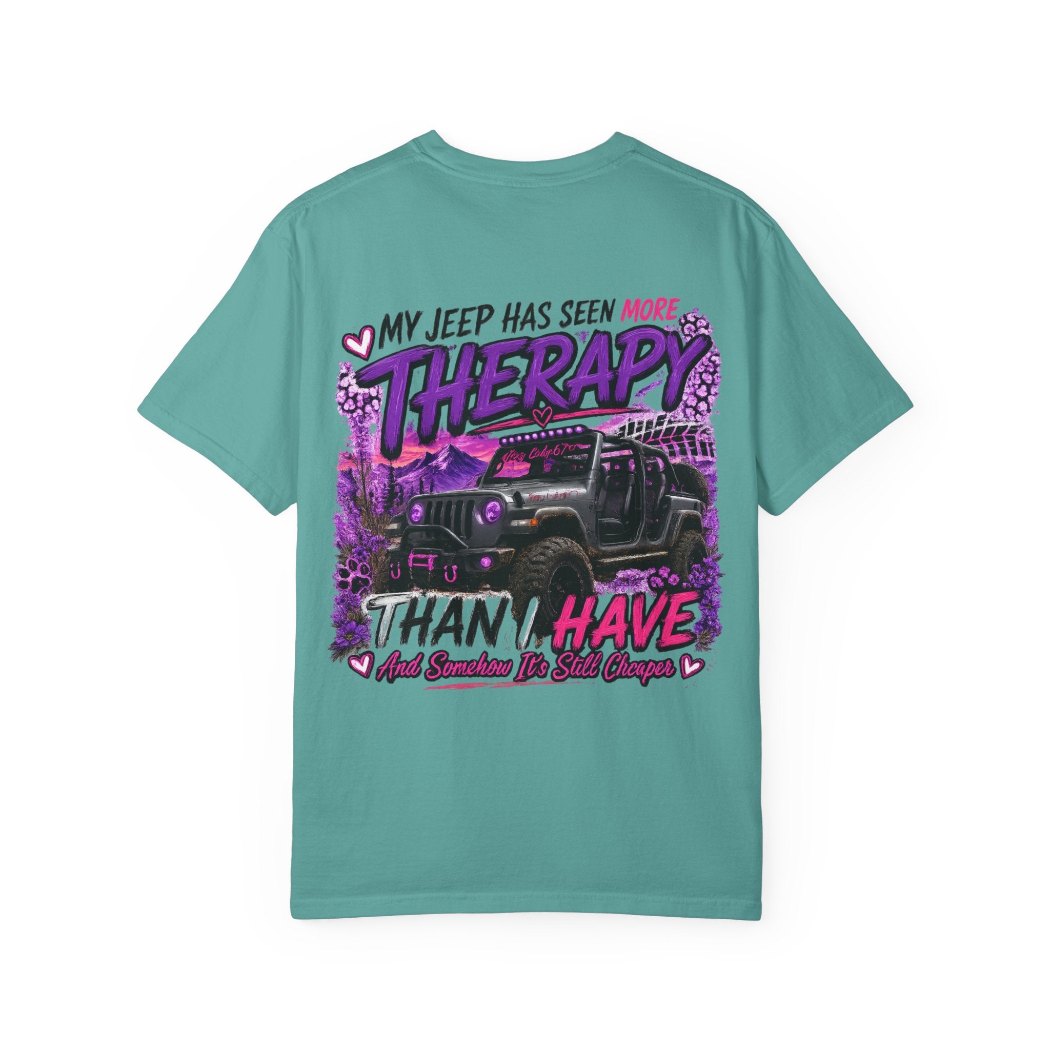 Jeep Therapy T‑Shirt — My Jeep Has Seen More Therapy Than I Have Graphic Tee