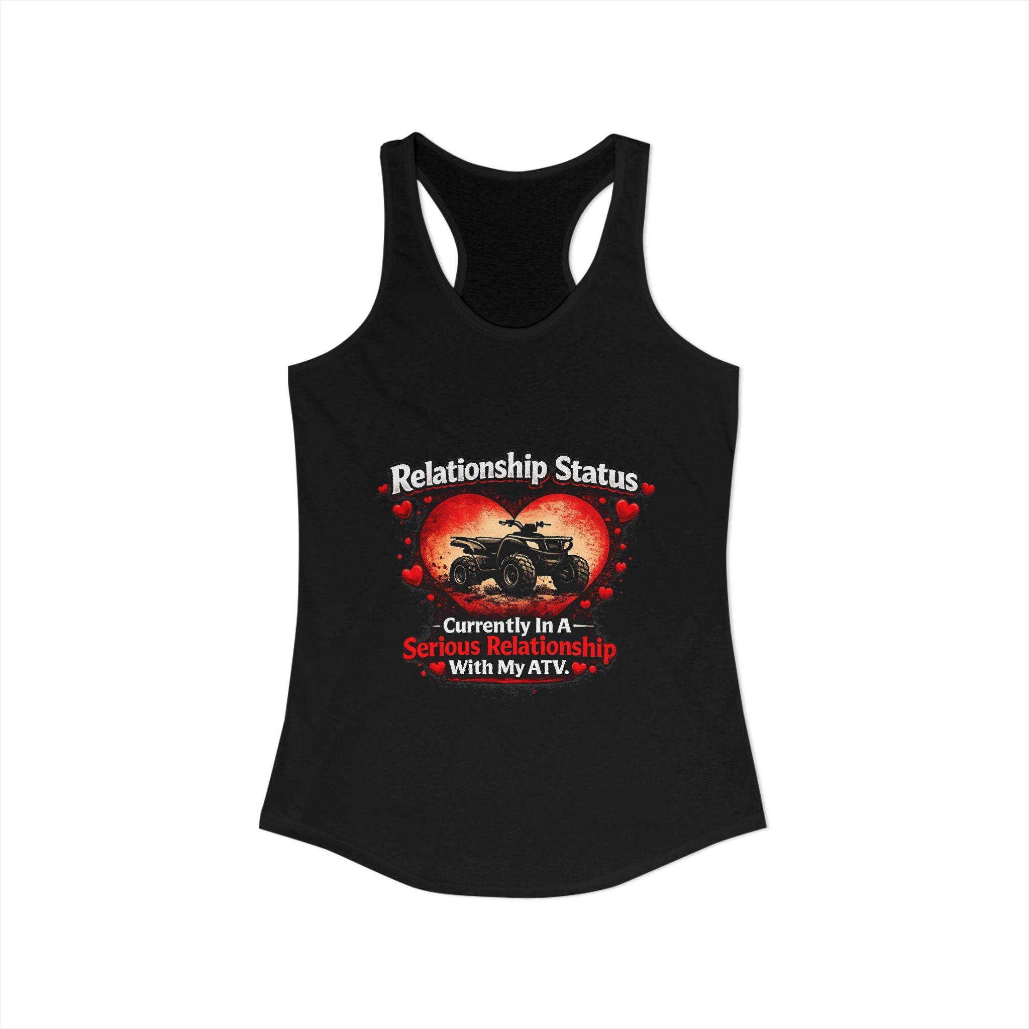 Relationship Status ATV Women's Ideal Racerback Tank