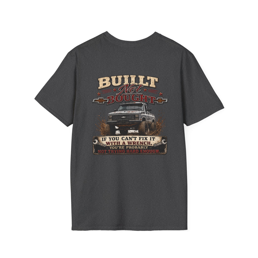 Built Not Bought - Chevrolet K30 Vintage Badge T-Shirt