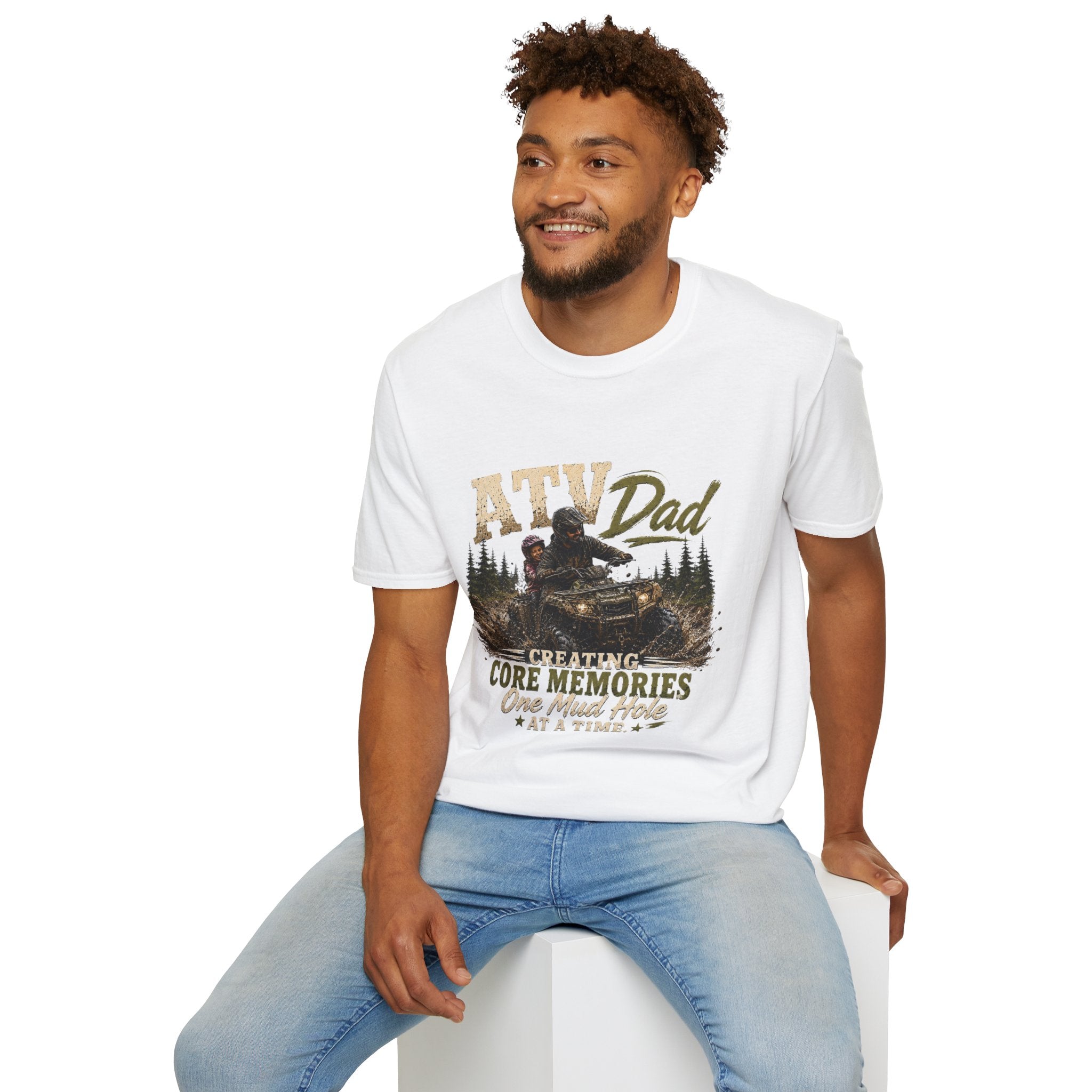 ATV Dad T-Shirt – "Creating Core Memories One Mud Hole at a Time" Outdoor Riding Tee