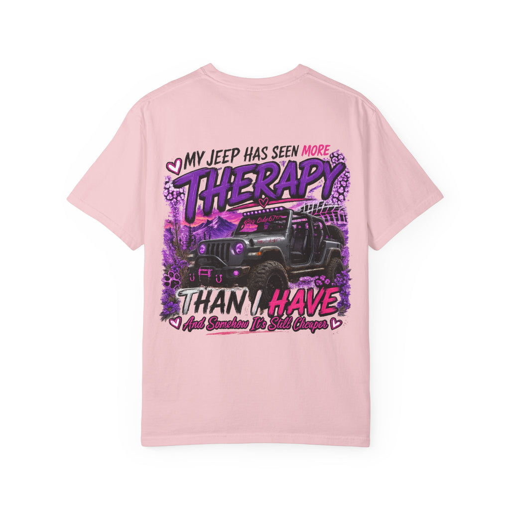 Jeep Therapy T‑Shirt — My Jeep Has Seen More Therapy Than I Have Graphic Tee