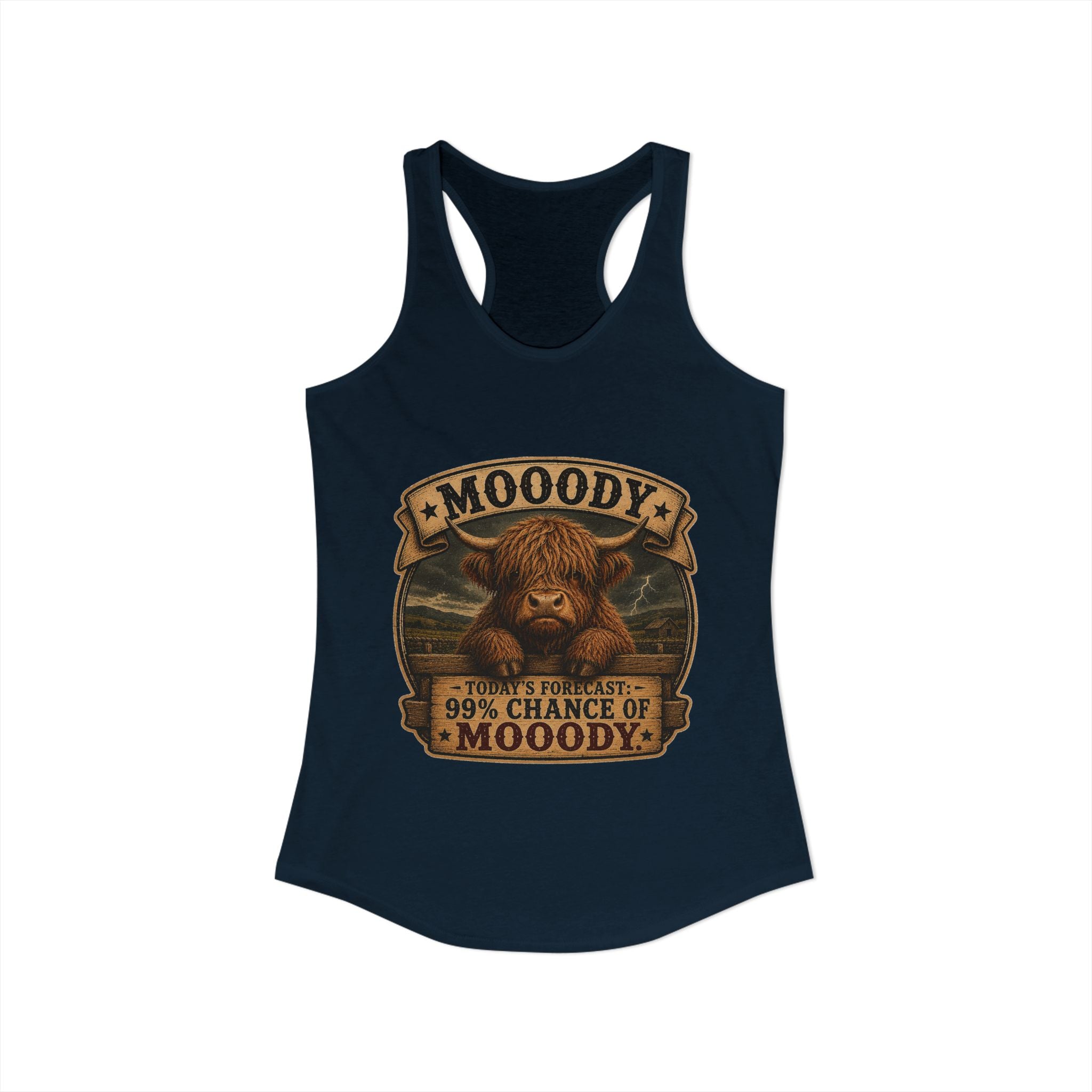 Mooody Highland Women's Ideal Racerback Tank