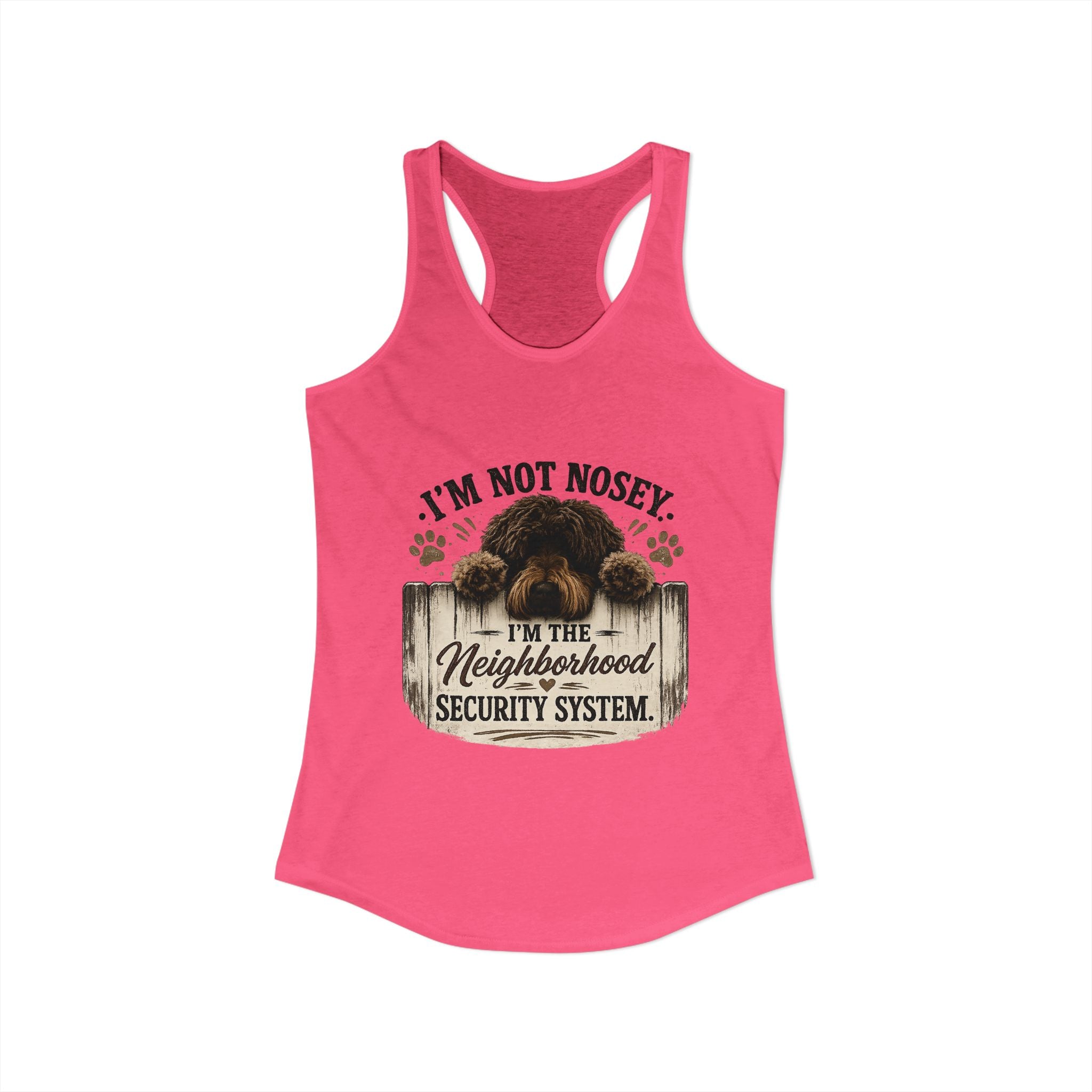 I'm Not Nosey Women's Ideal Racerback Tank
