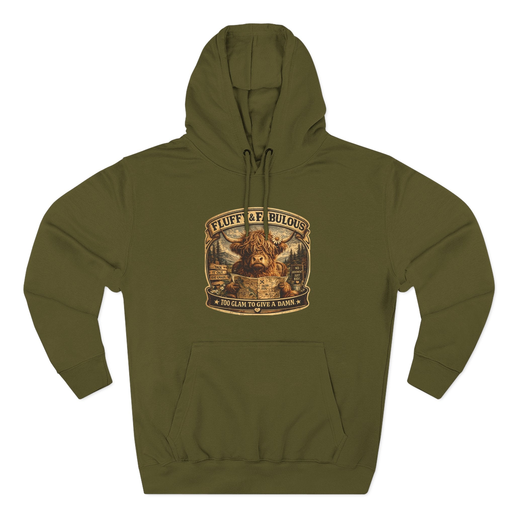 Fluffy & Fabulous Three-Panel Fleece Hoodie