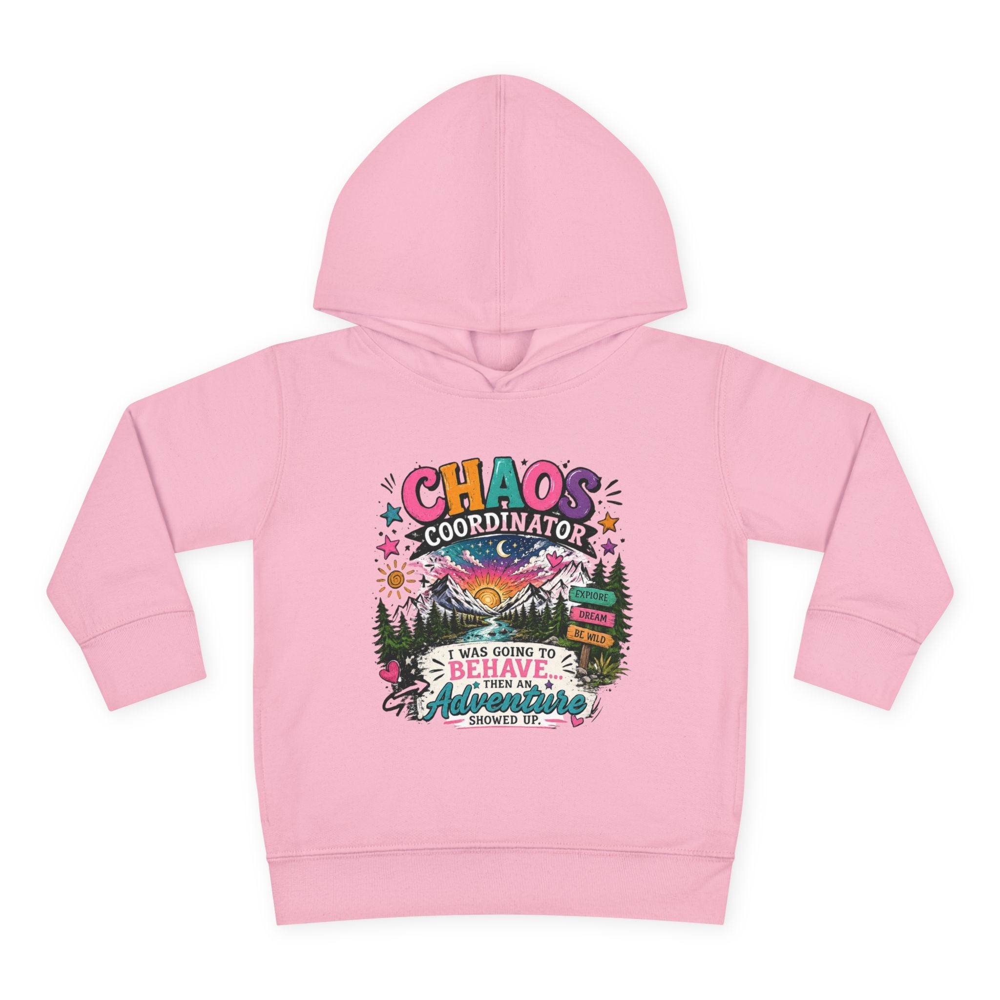 Chaos Coordinator Toddler Pullover Fleece Hoodie