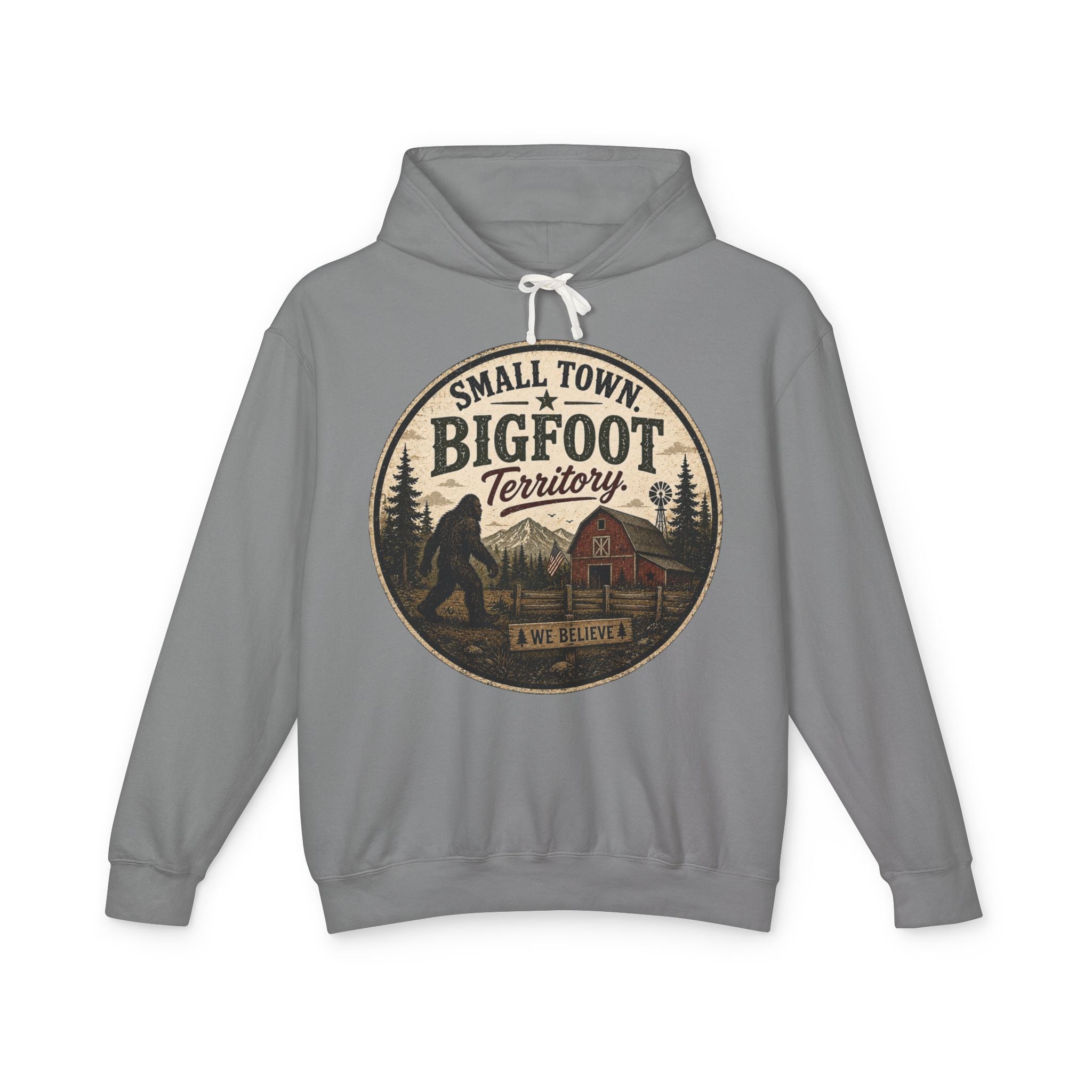 Small Town Bigfoot Territory Hooded Sweatshirt