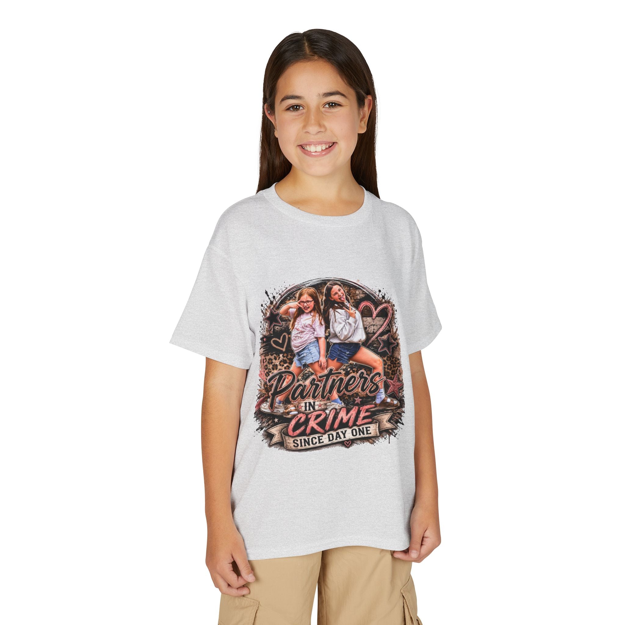 "Partners in Crime Since Day One" Best Friend Tee – Youth T-Shirt