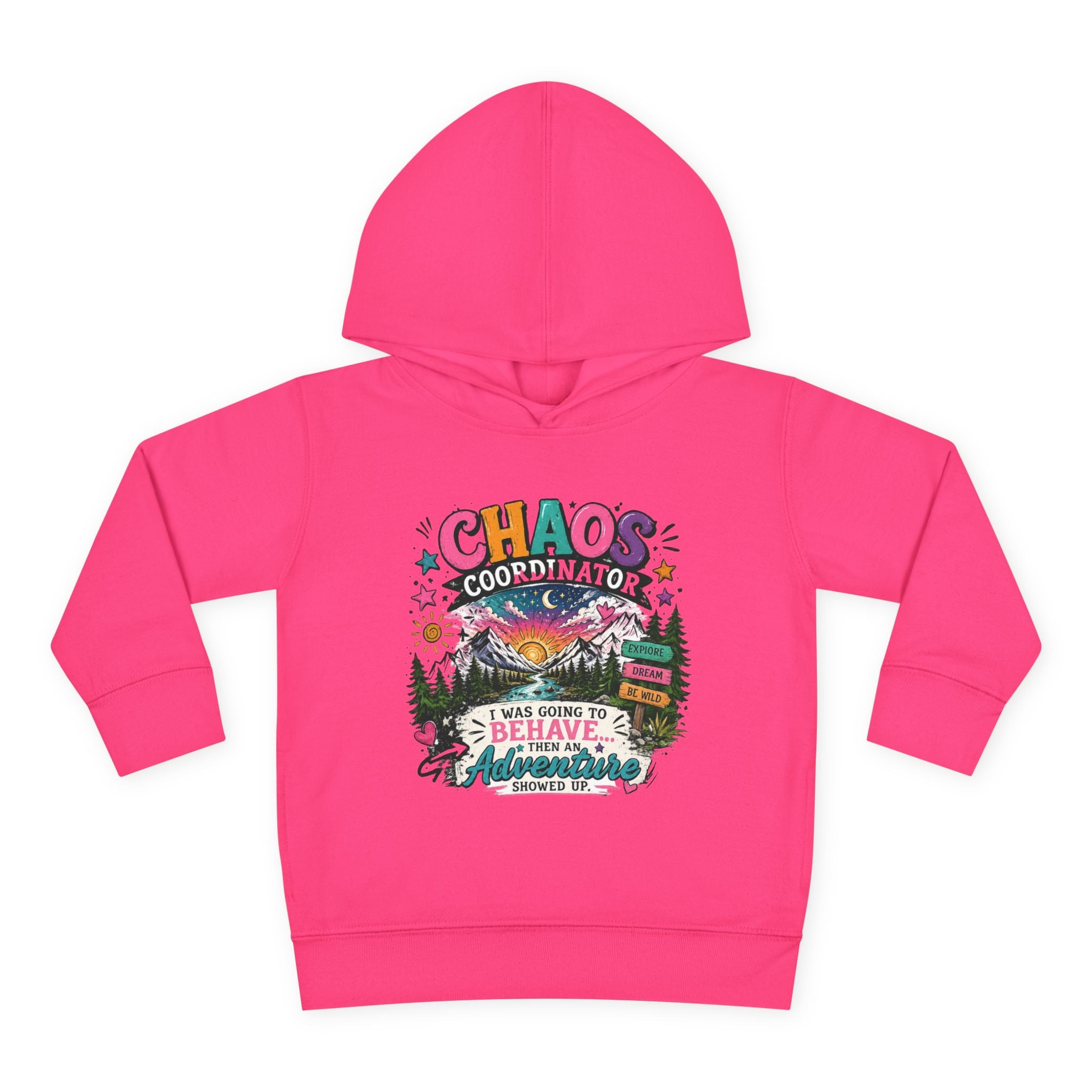 Chaos Coordinator Toddler Pullover Fleece Hoodie