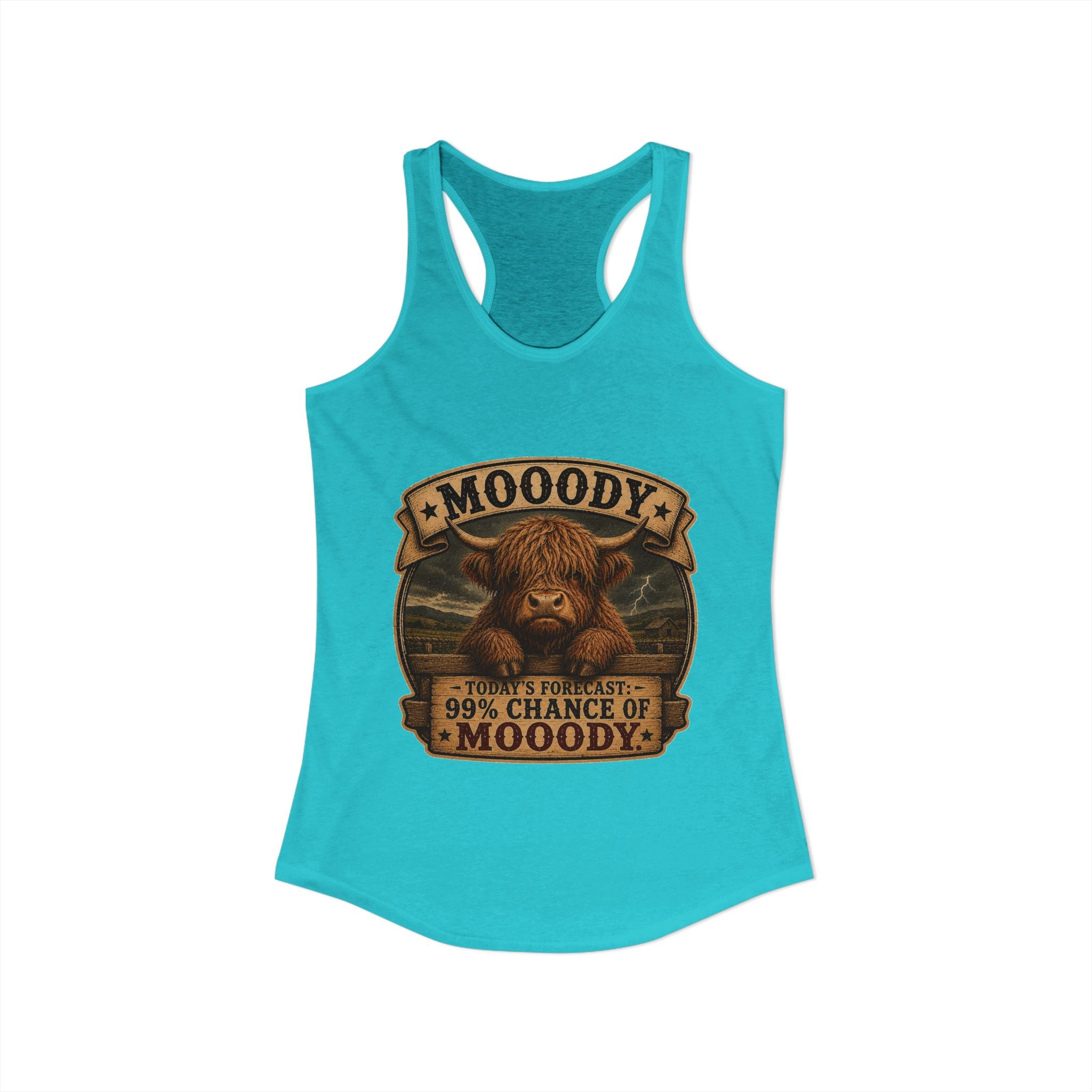 Mooody Highland Women's Ideal Racerback Tank