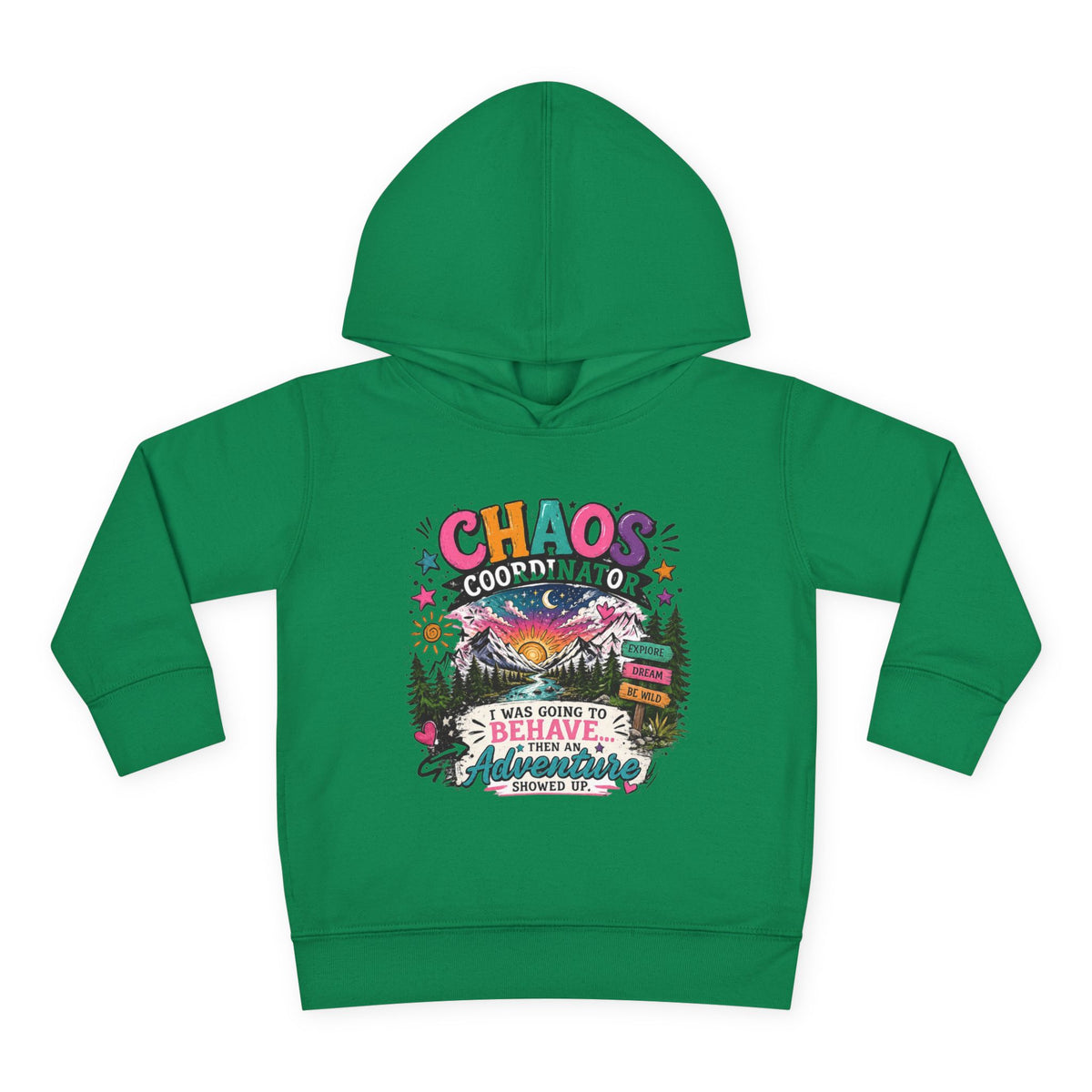 Chaos Coordinator Toddler Pullover Fleece Hoodie