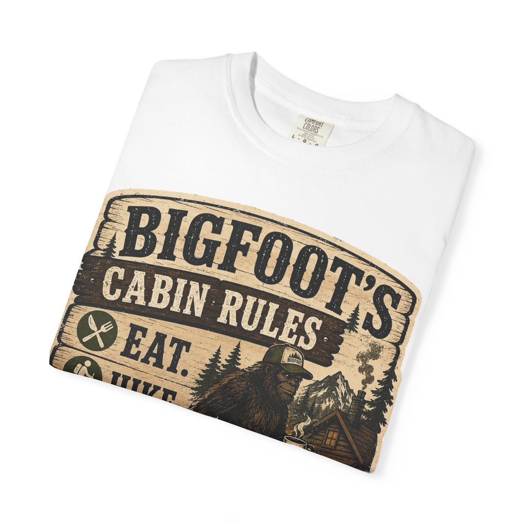Bigfoot's Cabin Rules T-shirt