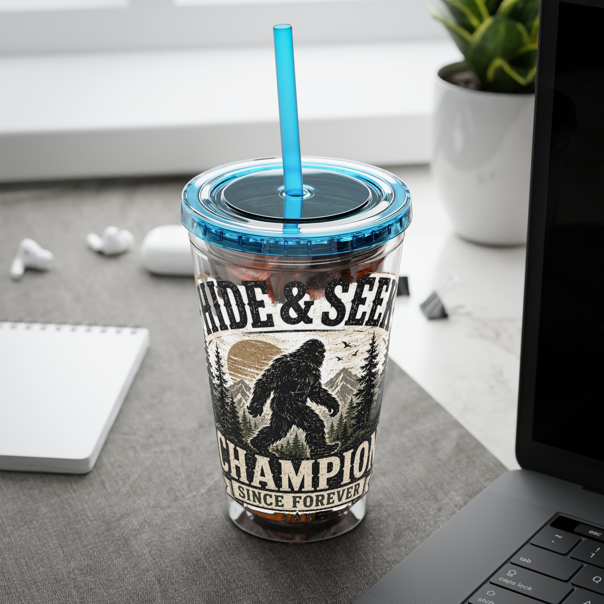 Hide & Seek Champion Since Forever Sunsplash Tumbler with Straw, 16oz
