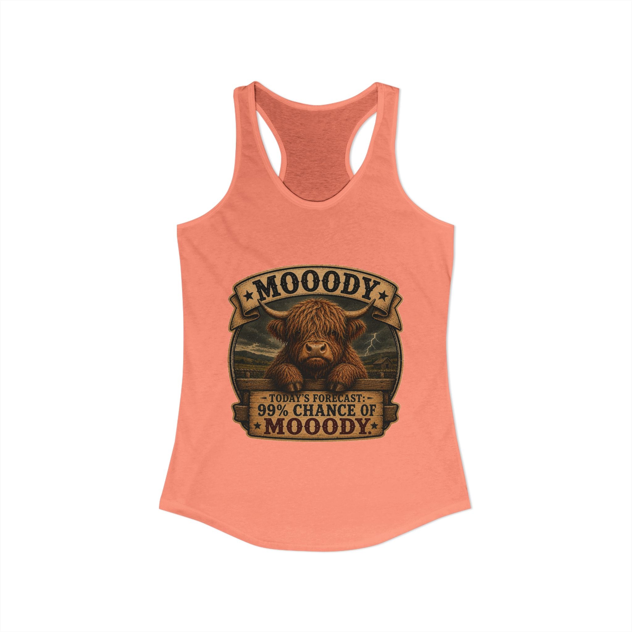 Mooody Highland Women's Ideal Racerback Tank