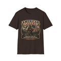 American Legend T-Shirt — Patriotic Bigfoot Design ("Protected by Freedom & Mystery")